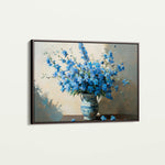 Floral 982 Canvas Art 60 x 40 cm / Black