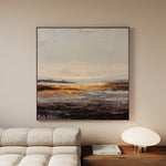 Abstract 983 Canvas Art 60 x 60 cm / Black