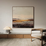 Abstract 983 Canvas Art 60 x 60 cm / Black