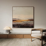 Abstract 983 Canvas Art 60 x 60 cm / Black