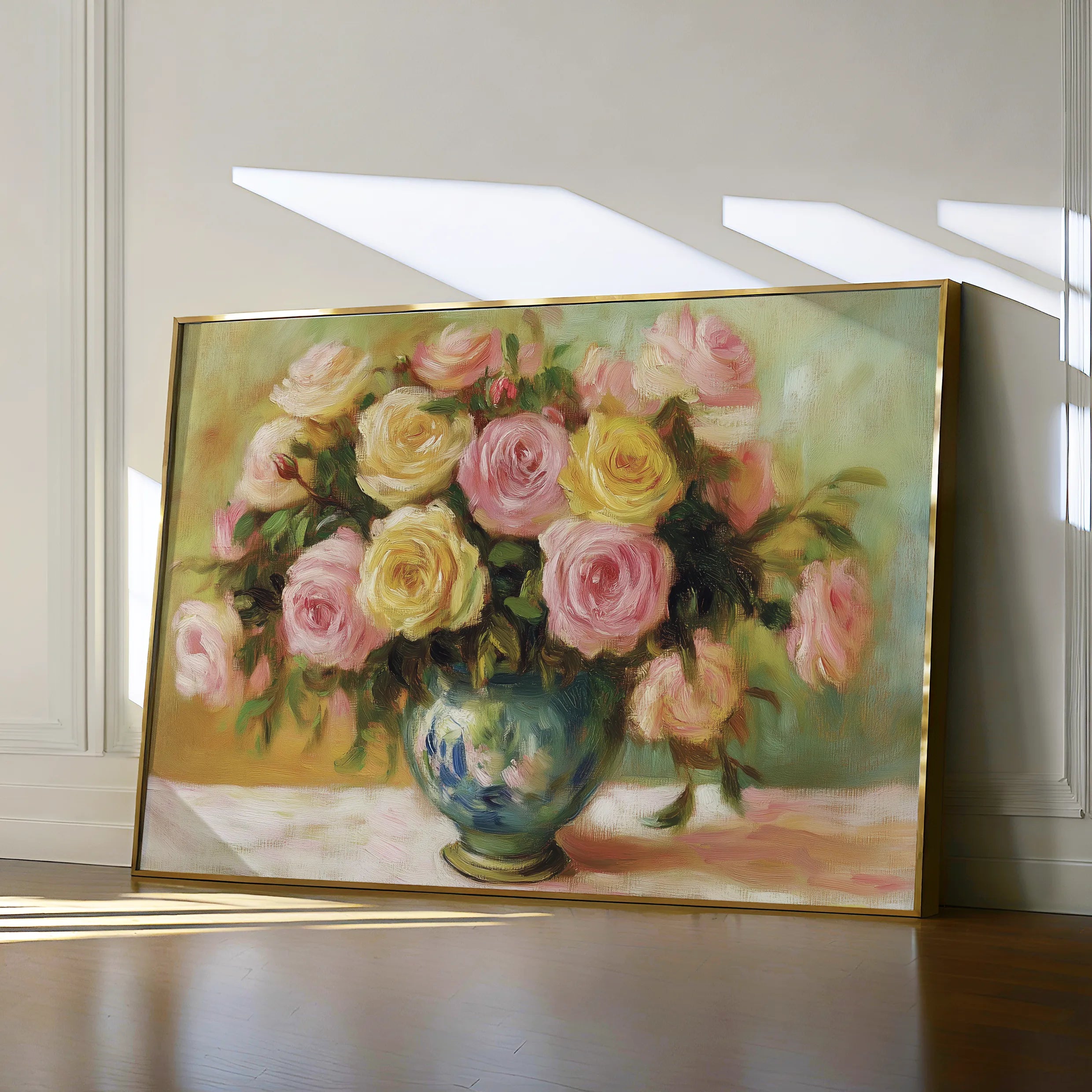 Floral 983 Canvas Art 60 x 40 cm / Black