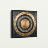 Abstract 984 Canvas Art 60 x 60 cm / Black