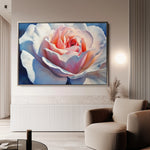 Floral 984 Canvas Art 60 x 40 cm / Black