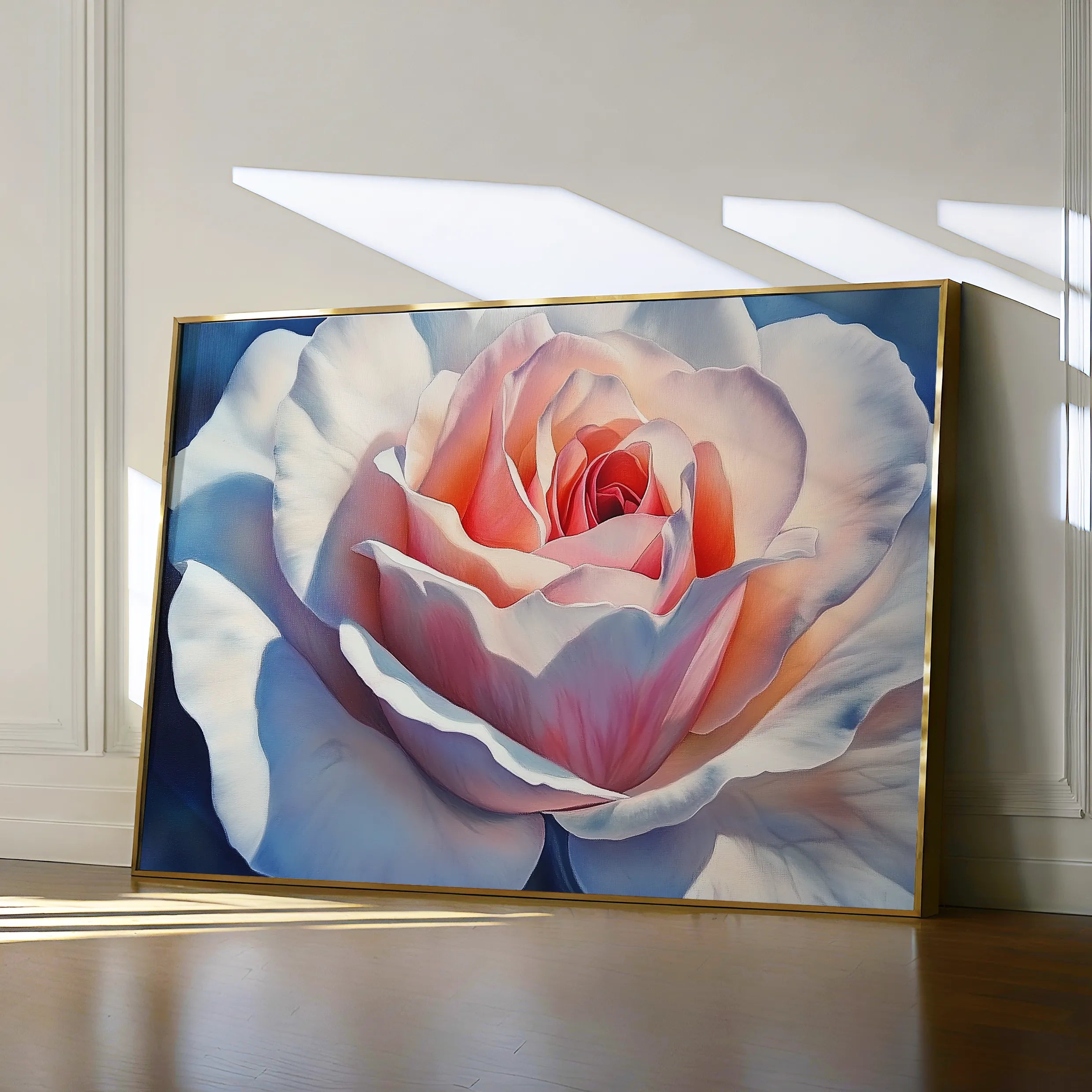 Floral 984 Canvas Art 60 x 40 cm / Black