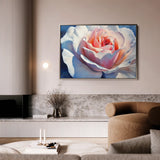 Floral 984 Canvas Art 60 x 40 cm / Black
