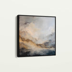 Abstract 986 Canvas Art 60 x 60 cm / Black