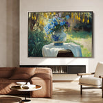 Floral 989 Canvas Art 60 x 40 cm / Black