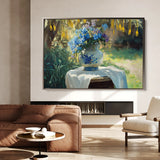Floral 989 Canvas Art 60 x 40 cm / Black