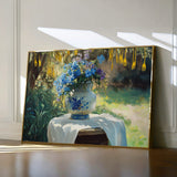 Floral 989 Canvas Art 60 x 40 cm / Black