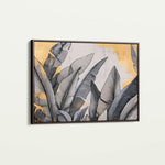 Floral 990 Canvas Art 60 x 40 cm / Black