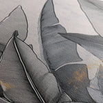 Floral 990 Canvas Art 60 x 40 cm / Black