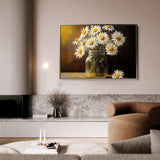 Floral 991 Canvas Art 60 x 40 cm / Black