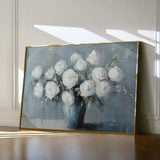 Floral 992 Canvas Art 60 x 40 cm / Black