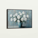 Floral 992 Canvas Art 60 x 40 cm / Black