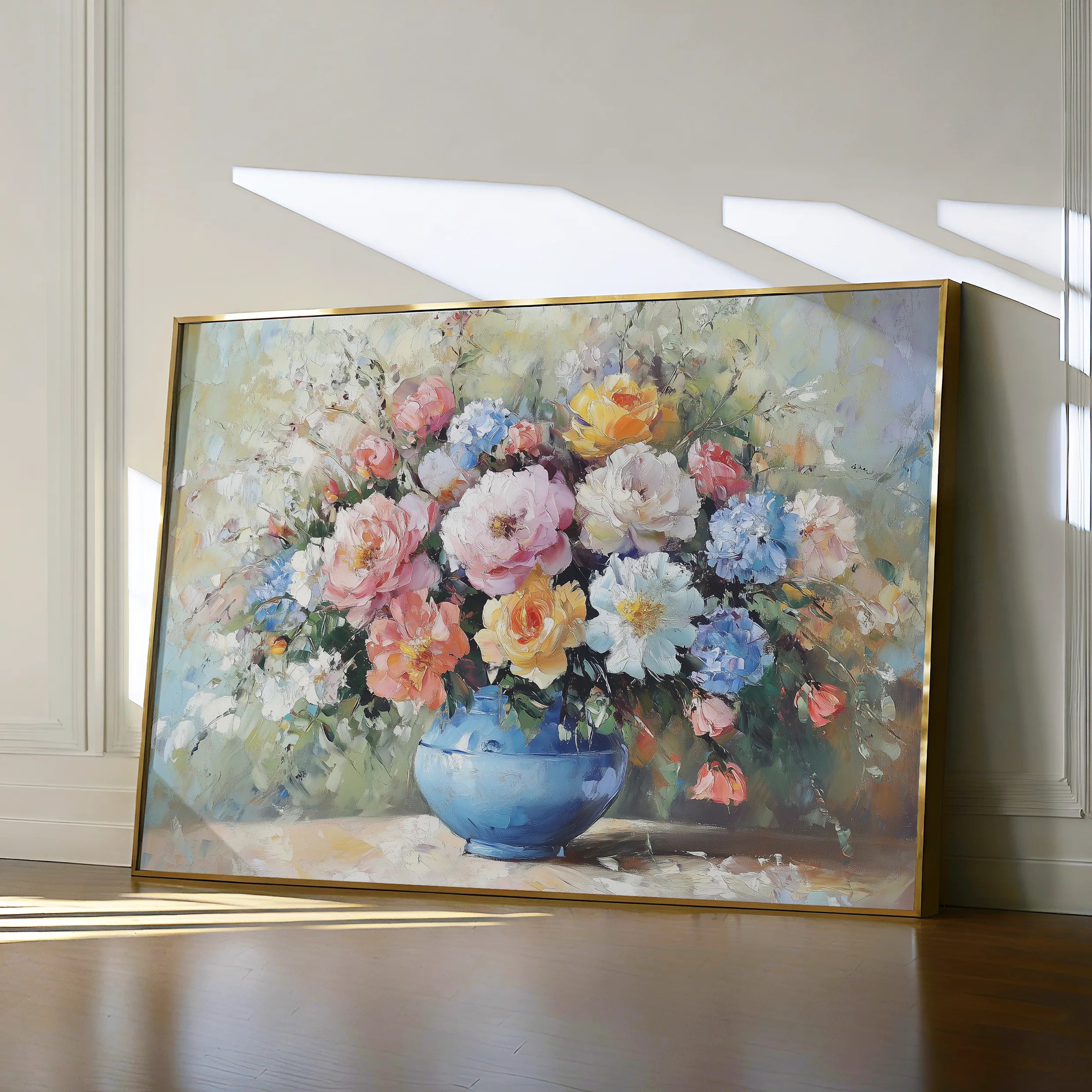 Floral 994 Canvas Art 60 x 40 cm / Black