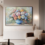 Floral 994 Canvas Art 60 x 40 cm / Black
