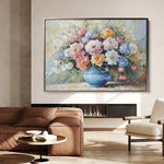Floral 994 Canvas Art 60 x 40 cm / Black