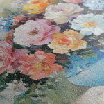 Floral 994 Canvas Art 60 x 40 cm / Black