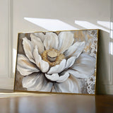 Floral 996 Canvas Art 60 x 40 cm / Black