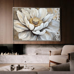 Floral 996 Canvas Art 60 x 40 cm / Black