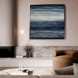 Abstract 997 Canvas Art 60 x 60 cm / Black