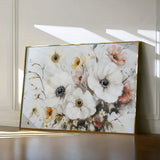 Floral 997 Canvas Art 60 x 40 cm / Black