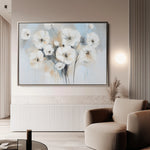 Floral 998 Canvas Art 60 x 40 cm / Black